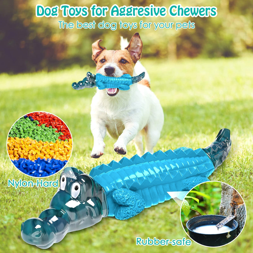 COUTEER Dog Chew Toys for Aggressive Chewers Tough Indestructible Dog Toys for Large, Medium,Small Breed to Keep Them Busy