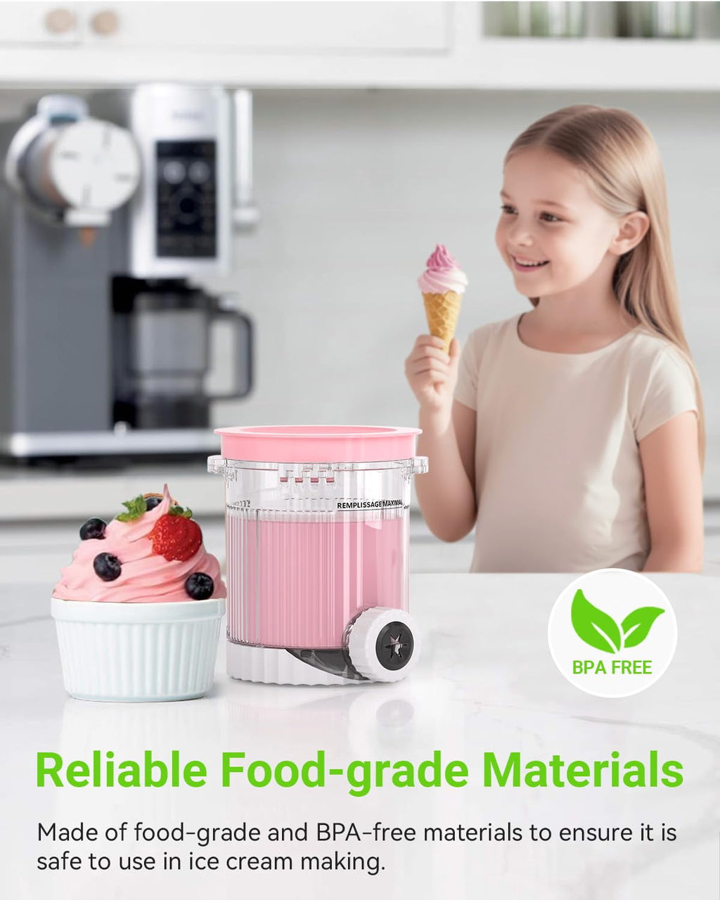 EssPur 4 Pack for Ninja Creami Swirl Pints and Lids Compatible with Ninja NC700 Series, NC701, NC701C, Creami Containers for Swirl Ice Cream & Soft Serve Makers, BPA-Free, Dishwasher Safe