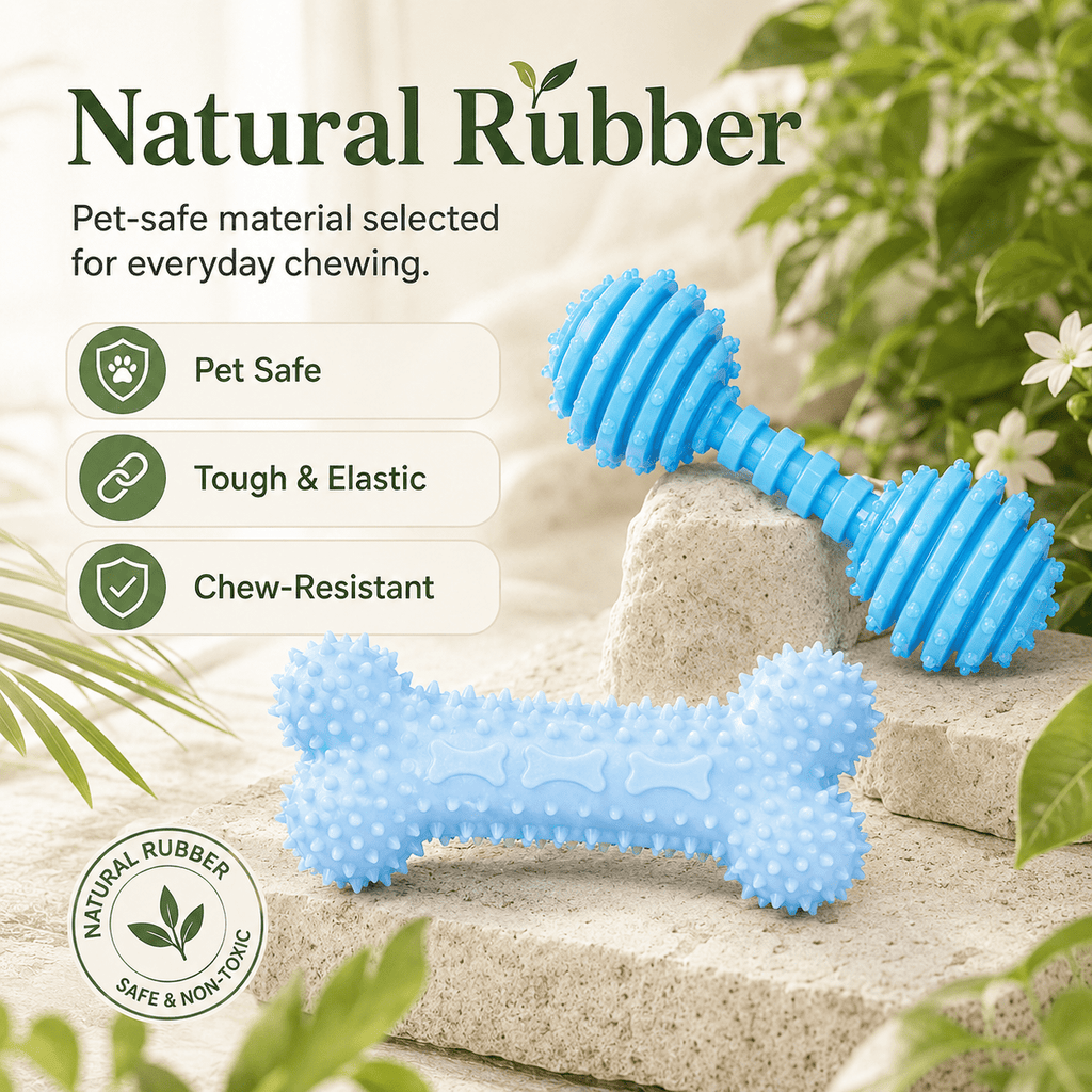 COUTEER Puppy Toys, 6 Pack Dog Chew Toys for Puppy, Cute Blue Small Dog Toys, Teething Toys for Puppies, Soft Durable Interactive Chew Toy for Small Dogs