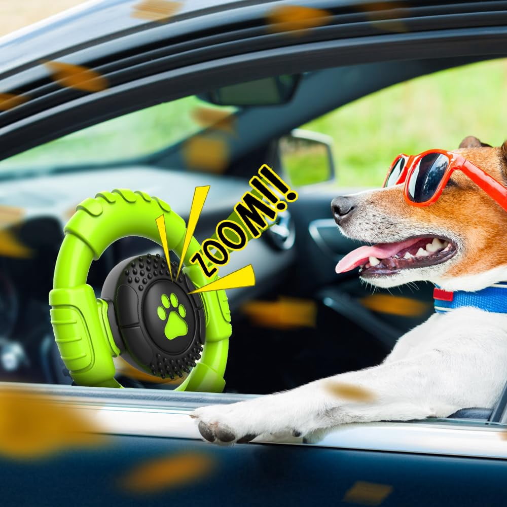 COUTEER Dog Toys for Aggressive Chewers Large Medium Small Breed Indestructible Durable Tough Squeaky Dog Chew Toys to Keep Them Busy Nylon Rubber Interactive Dog Toys